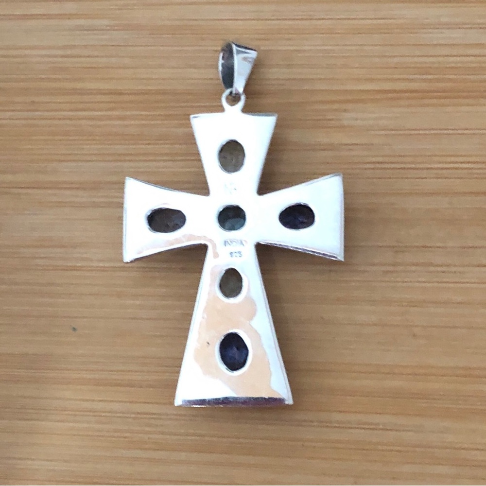 $86 Nicky Butler Estate Cross 925 India Sterling Silver - Picture 6 of 6